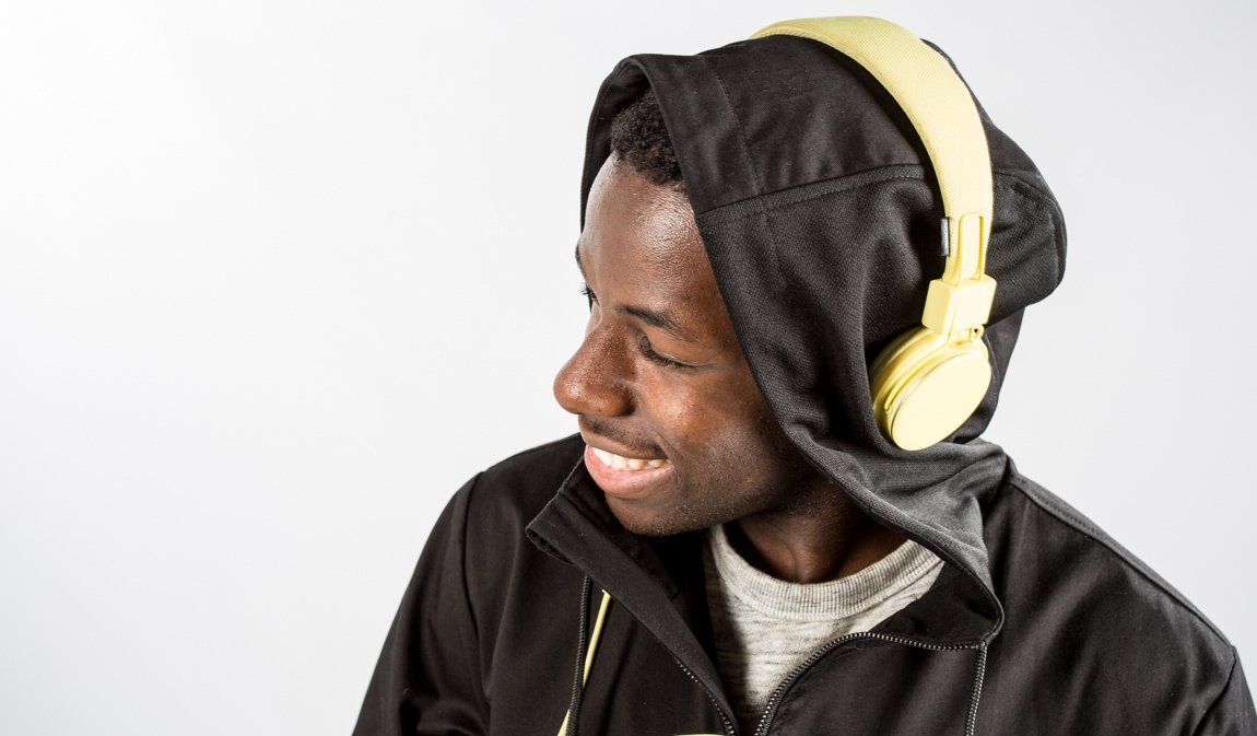 You Can Wear Headphones Over This Hoodie Made of Speaker Fabric