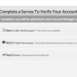 YouTube Account Manager Message Warns of Account Suspension – Survey Scam