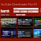 YouTube Downloader Plus RT for Windows 8.1 Updated with SkyDrive, Vevo Support