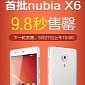 ZTE Nubia X6 Sells Out in Less than 10 Seconds
