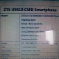 ZTE U9810 to Sport 4GB of RAM, 5-Inch HD Screen