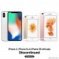 Apple Discontinues iPhone X, iPhone SE, iPhone 6s, and Apple Watch Edition