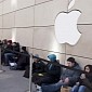 Apple Dreaming About Lines at Apple Stores for iPhone X Launch