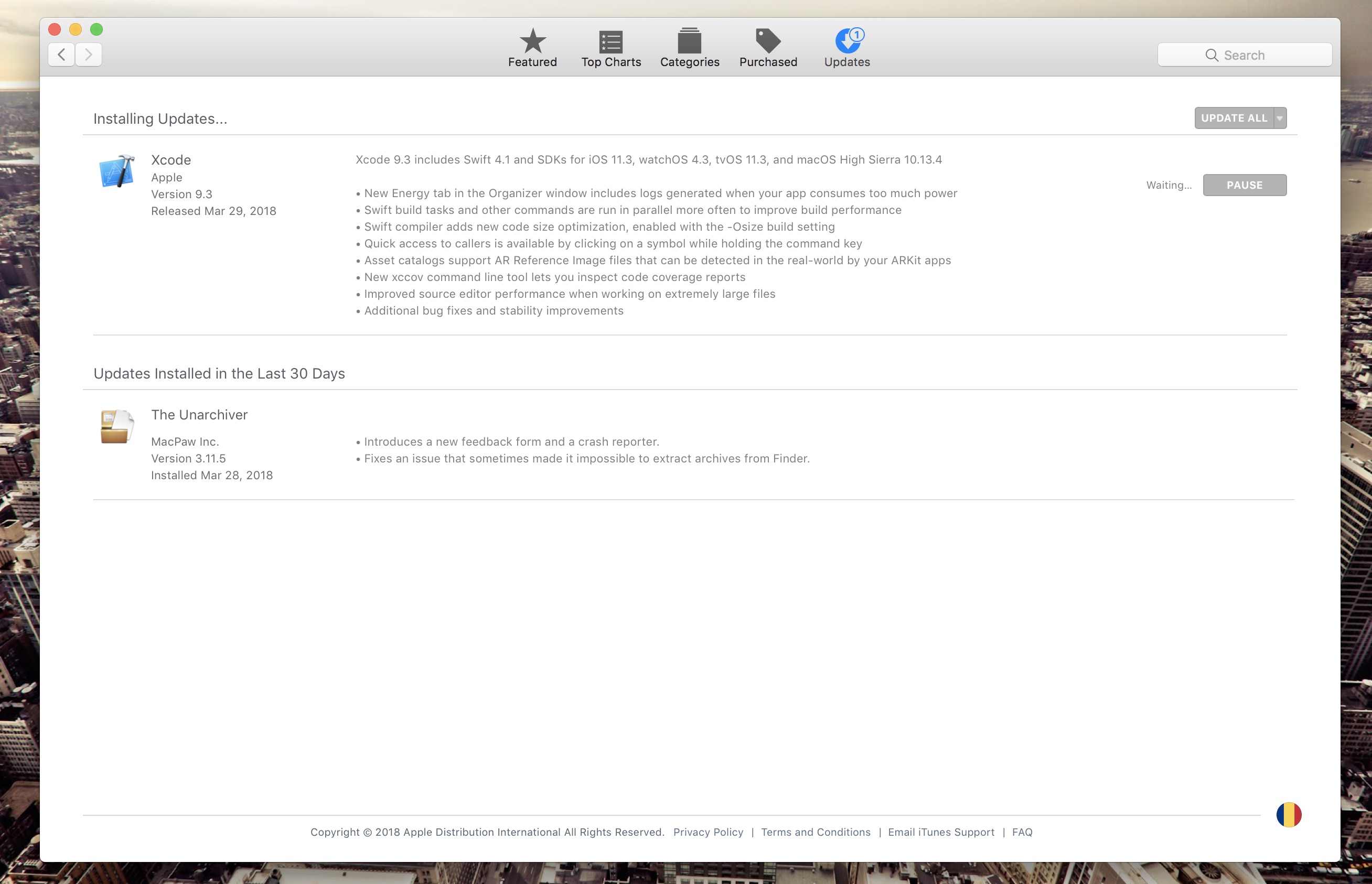 xcode 10.3 mac os version requirements