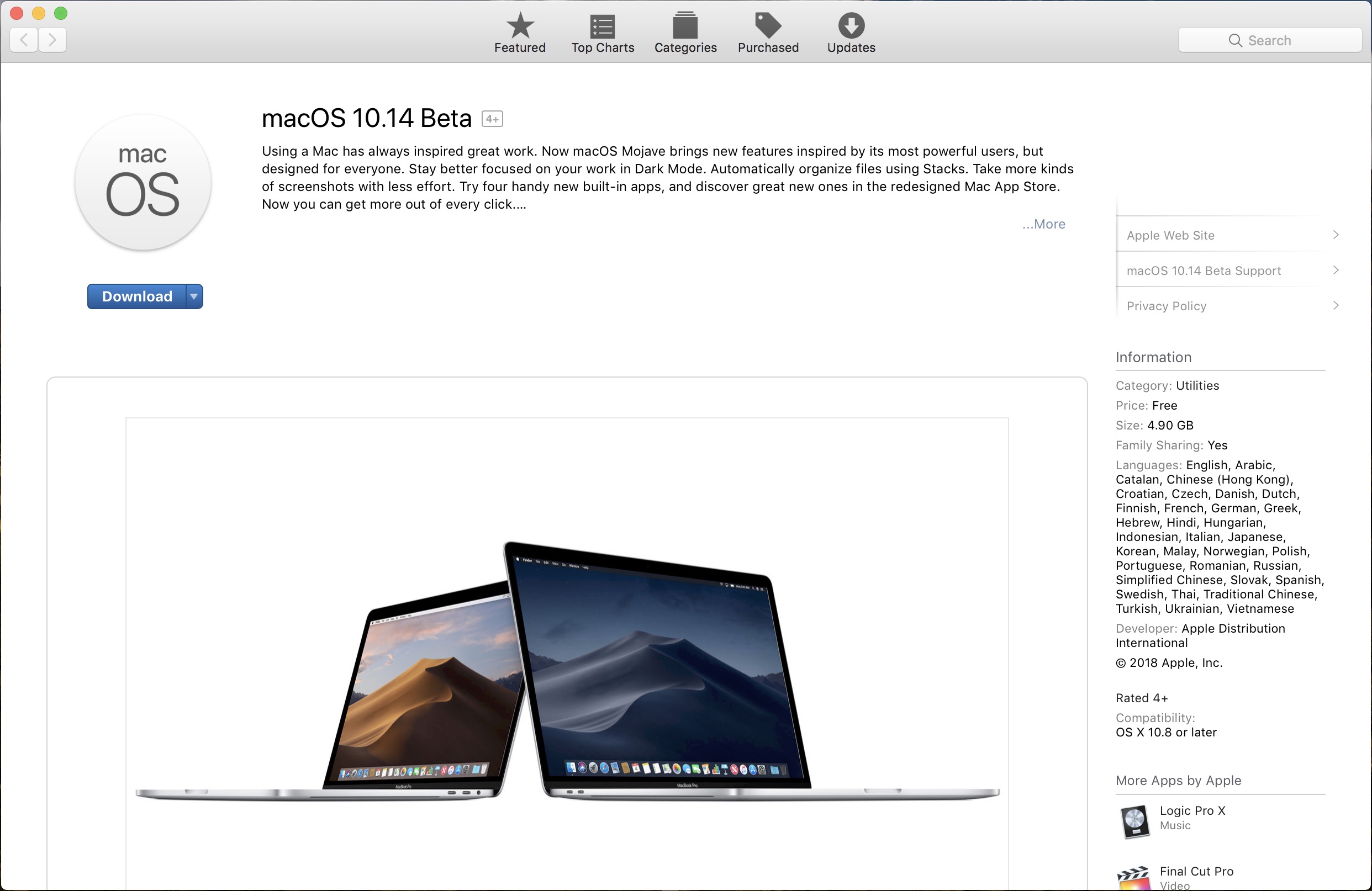 Mac Os 10.14 Download Free