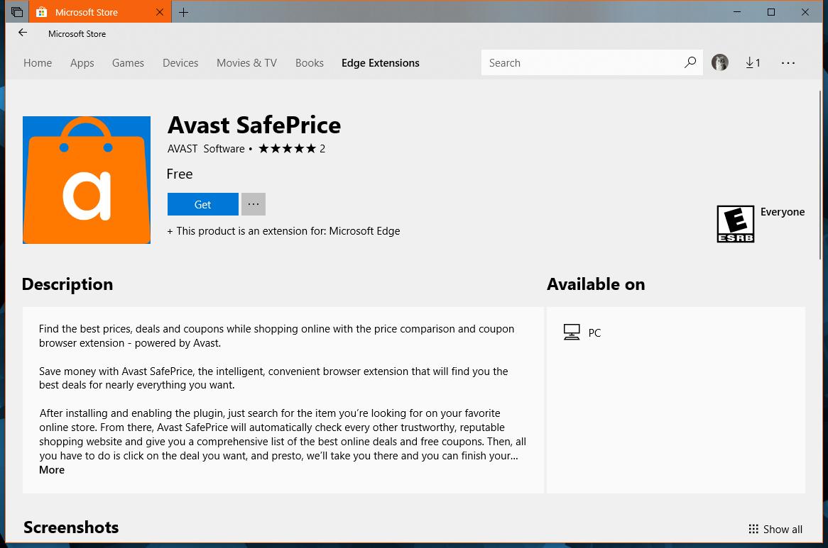 what does avast safe price do