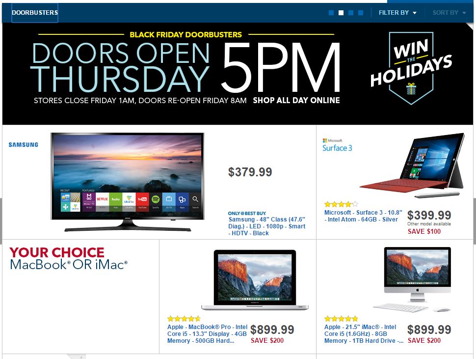 Black Friday 2015: Best Buy Deals on Windows 10 Devices