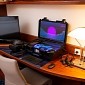 Briefcase Turned into Liquid-Cooled Gaming PC with Built-in 23-inch Screen