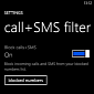 call+SMS filter 1.7.1.4 Now Available for Lumia Handsets