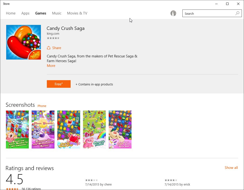 Candy Crush Saga for Windows 10 (Windows) - Download