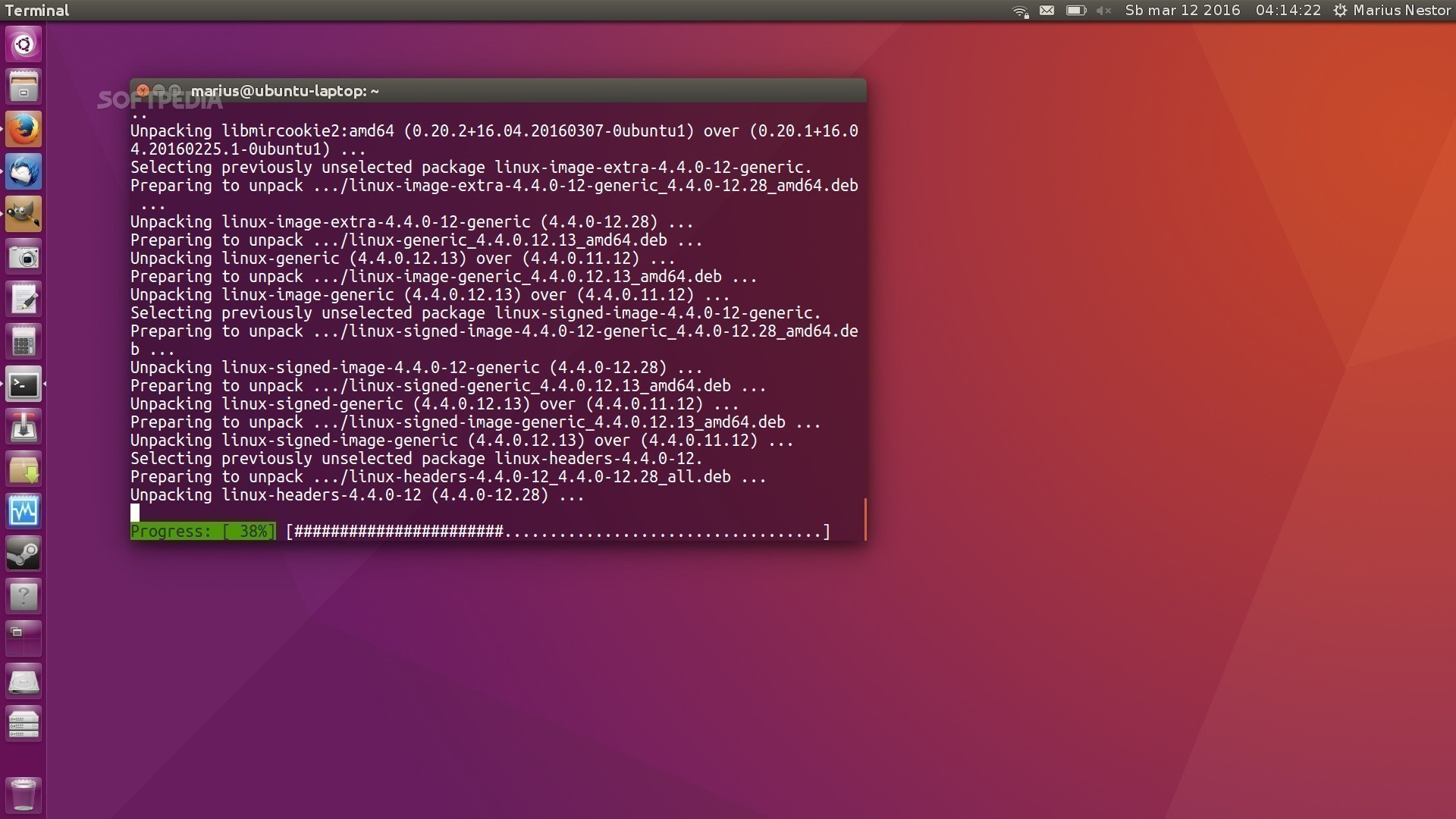 новый пакет ядра Ubuntu