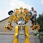 Dad Builds Life-Size Transformer for His Son