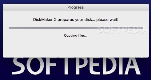 diskmaker x 0 percent