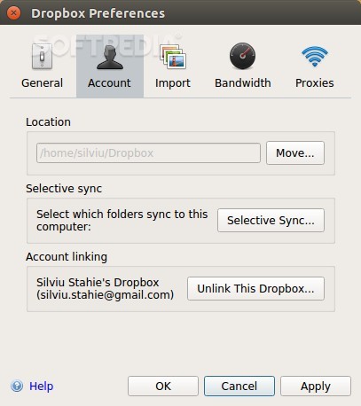dropbox download linux
