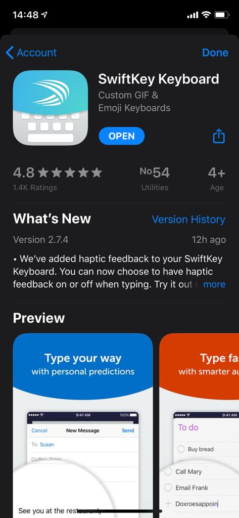 Enable Haptic Feedback in SwiftKey for Super-Duper Typing ...