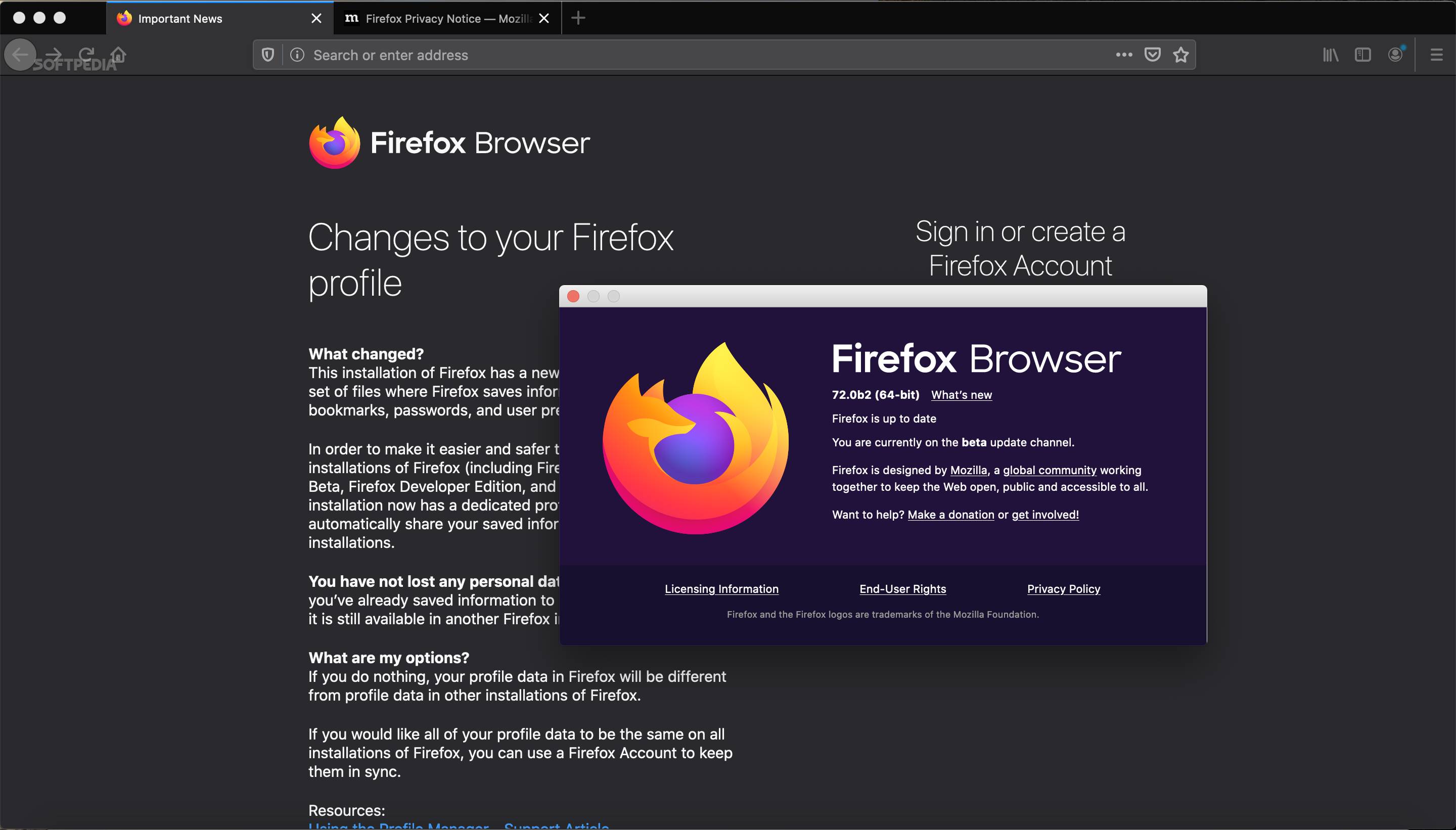 firefox version 2 for mac