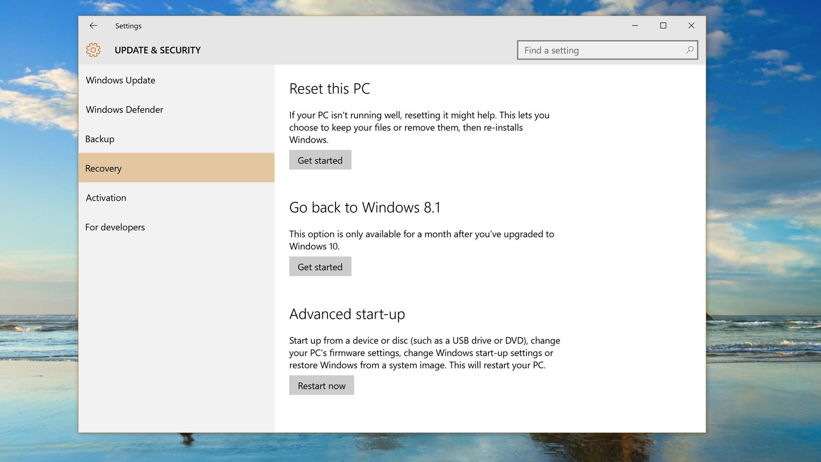 downgrade to windows 10 home from pro