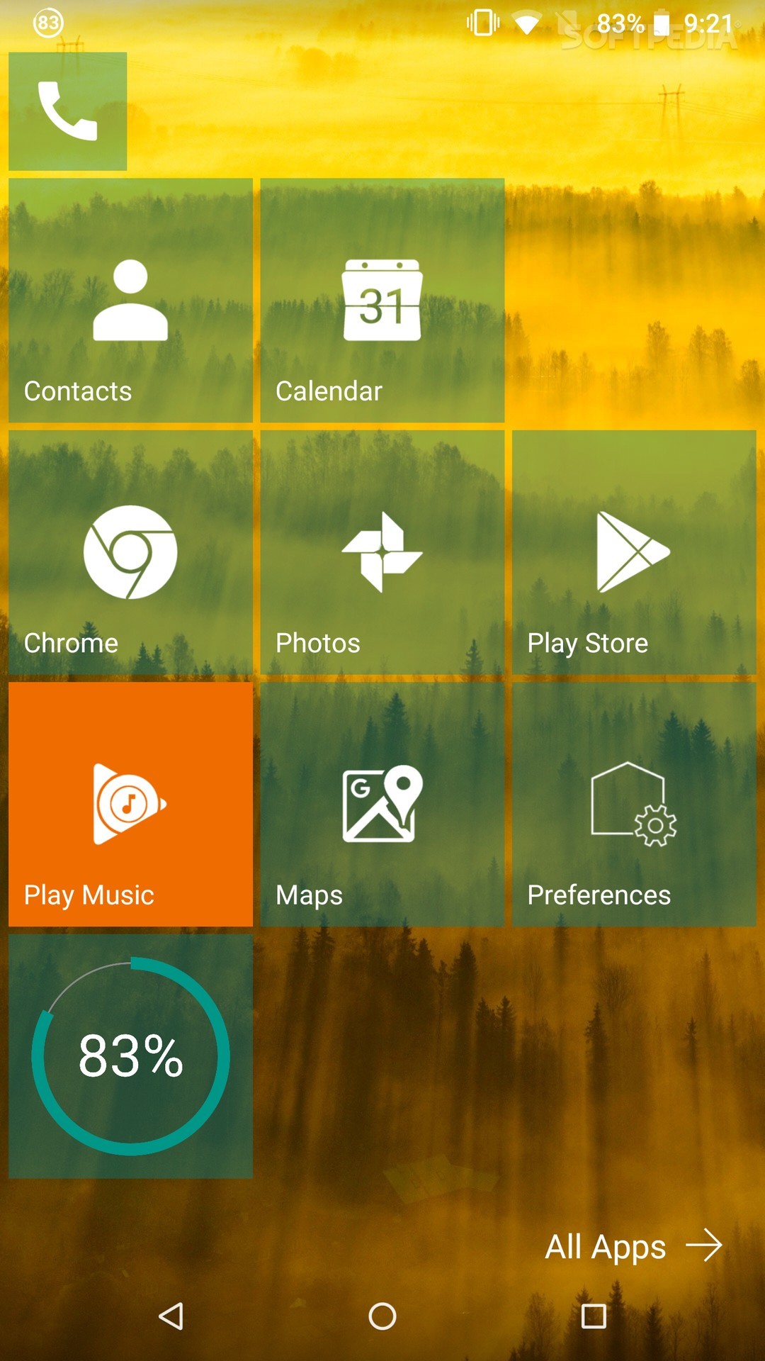 windows phone launcher for android