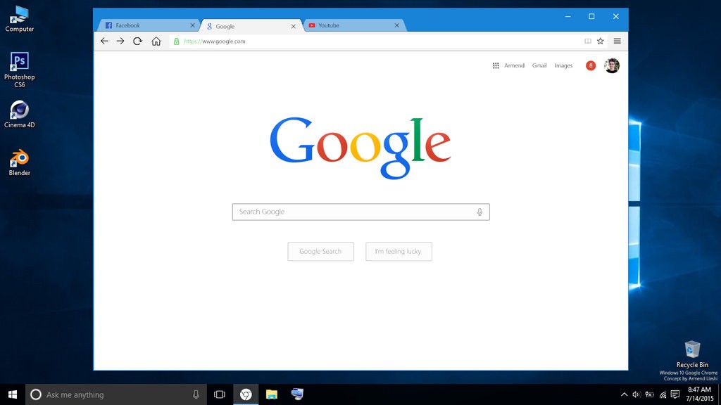 how to make google chrome default browser from windows 10