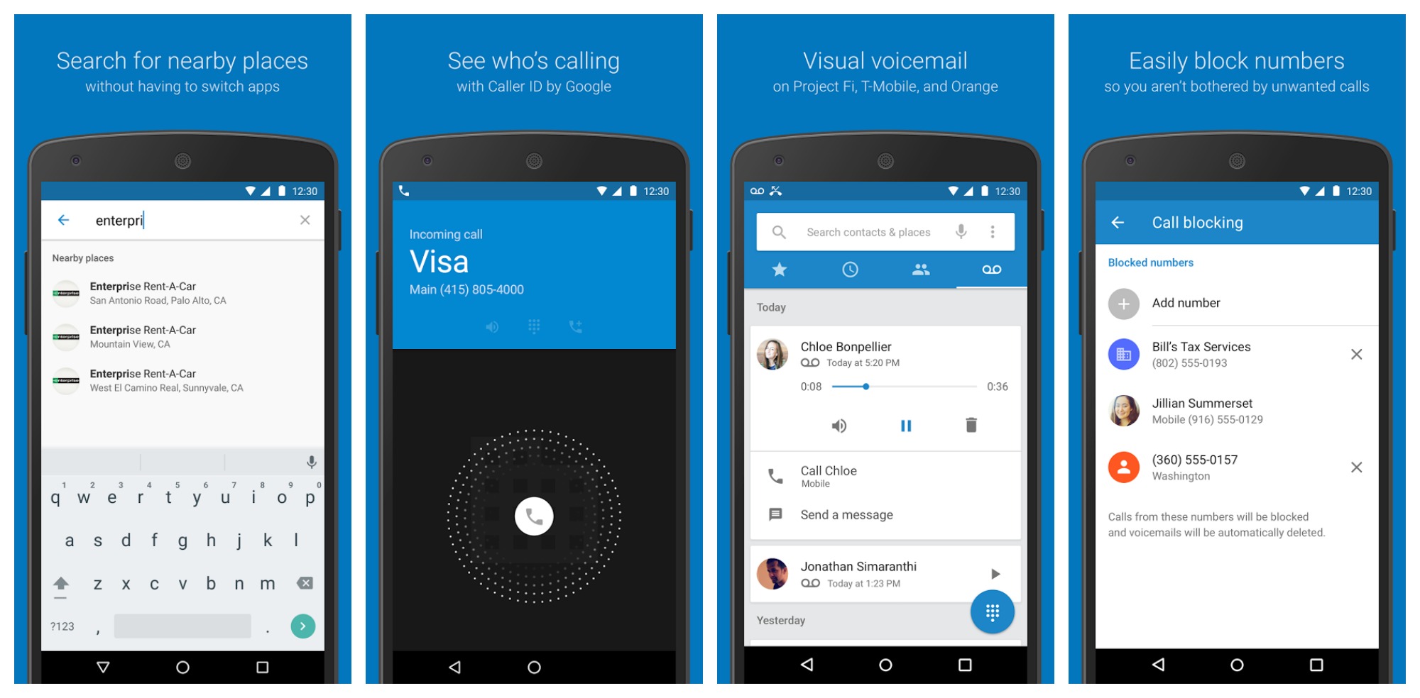 Contacts for Android, Google Contacts, Contacts 1.6, Google app, ...