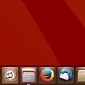 Here's What Unity Launcher Looks like at Screen Bottom in Ubuntu 16.04