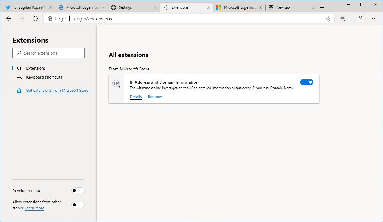 How to Allow Extensions in Chromium Microsoft Edge’s Private Mode