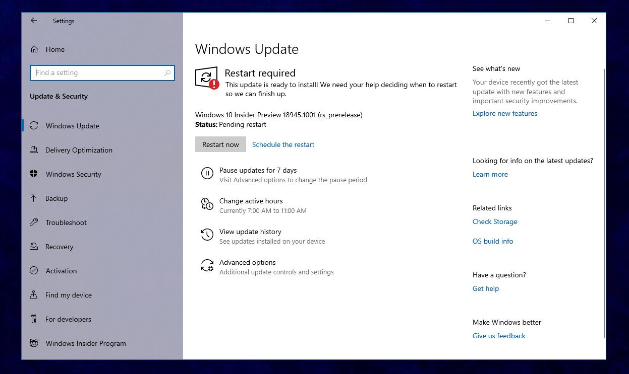 windows update install