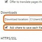 How to Change the Default Downloads Location in Any (Web) Browser