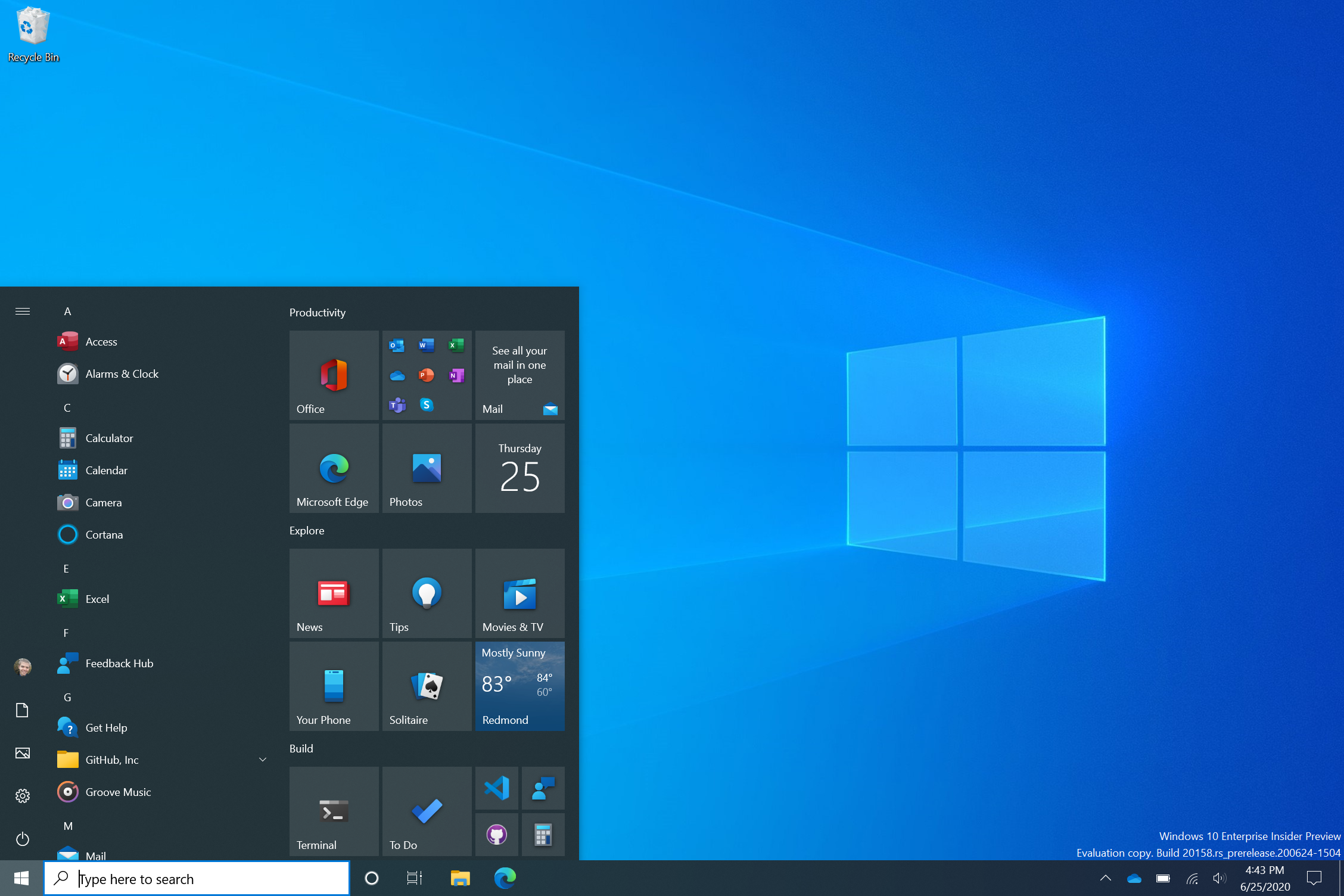 How to Enable the New Start Menu Design on Windows 10 Version 2004