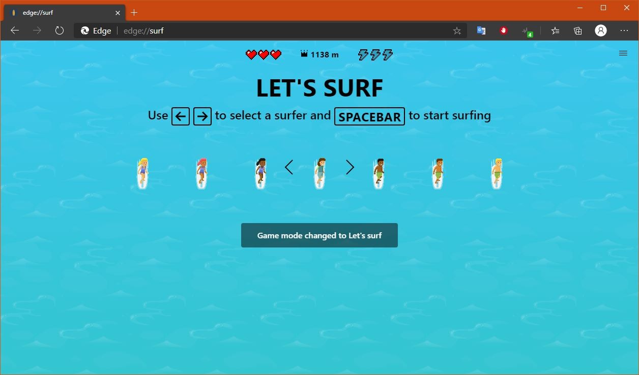 Microsoft Edge Surf