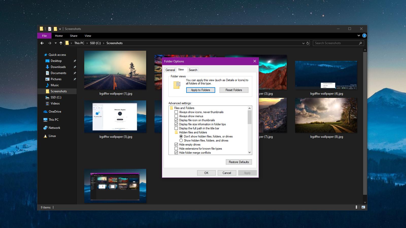 folder merge windows 10