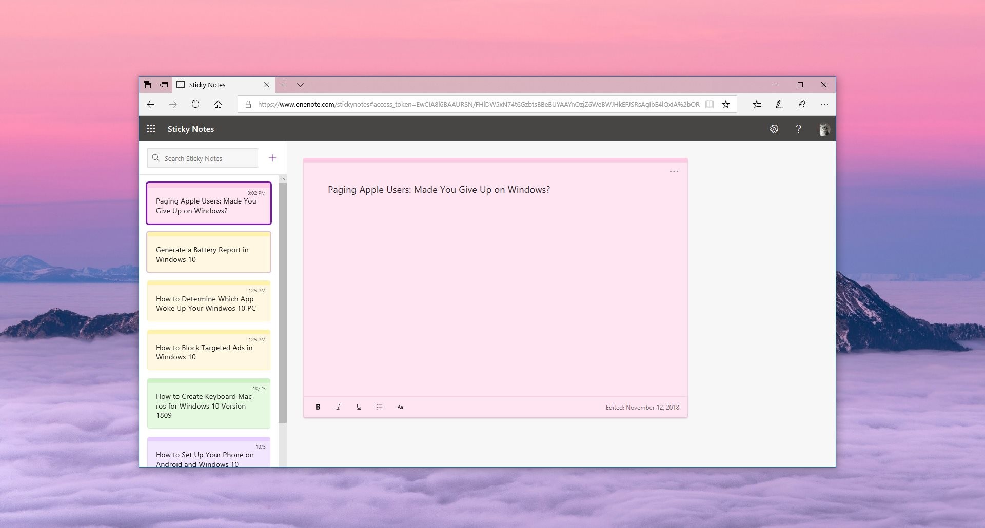 sticky notes app for windows 7