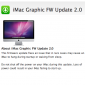 iMac Graphic FW Update 2.0 Released