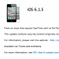 iOS 6.1.5 Available for Download
