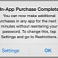 iOS 7.1 Updates In-App Purchase Prompts with New Warning Sign