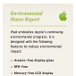 iPad Perpetuates Apple’s Environmental Strivings
