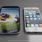 iPhone 5 and Galaxy S4 Size Comparison – Photos