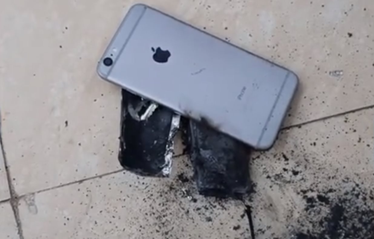 iPhone Suffers Massive Explosion in Hair Salon, Just Next to Customers