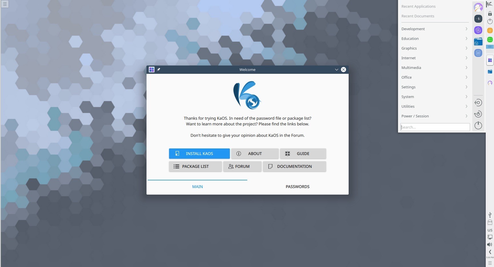  KaOS Linux  Gets the KDE Plasma 5 14 Treatment October 