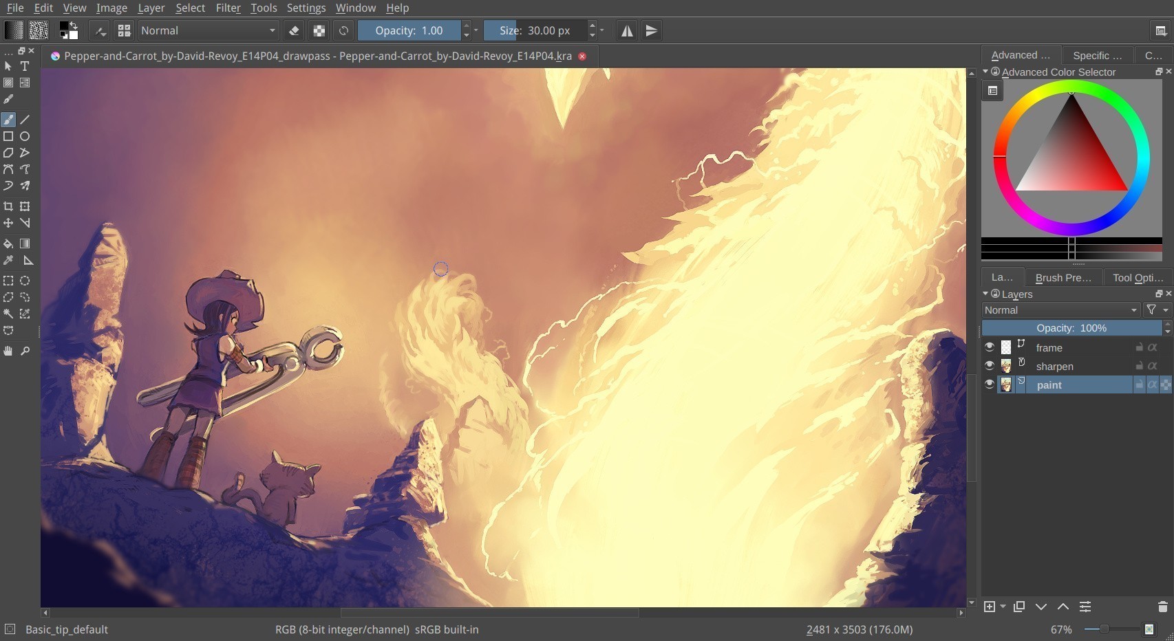Krita  Free Digital Painting App Released with Audio Support for  Animations