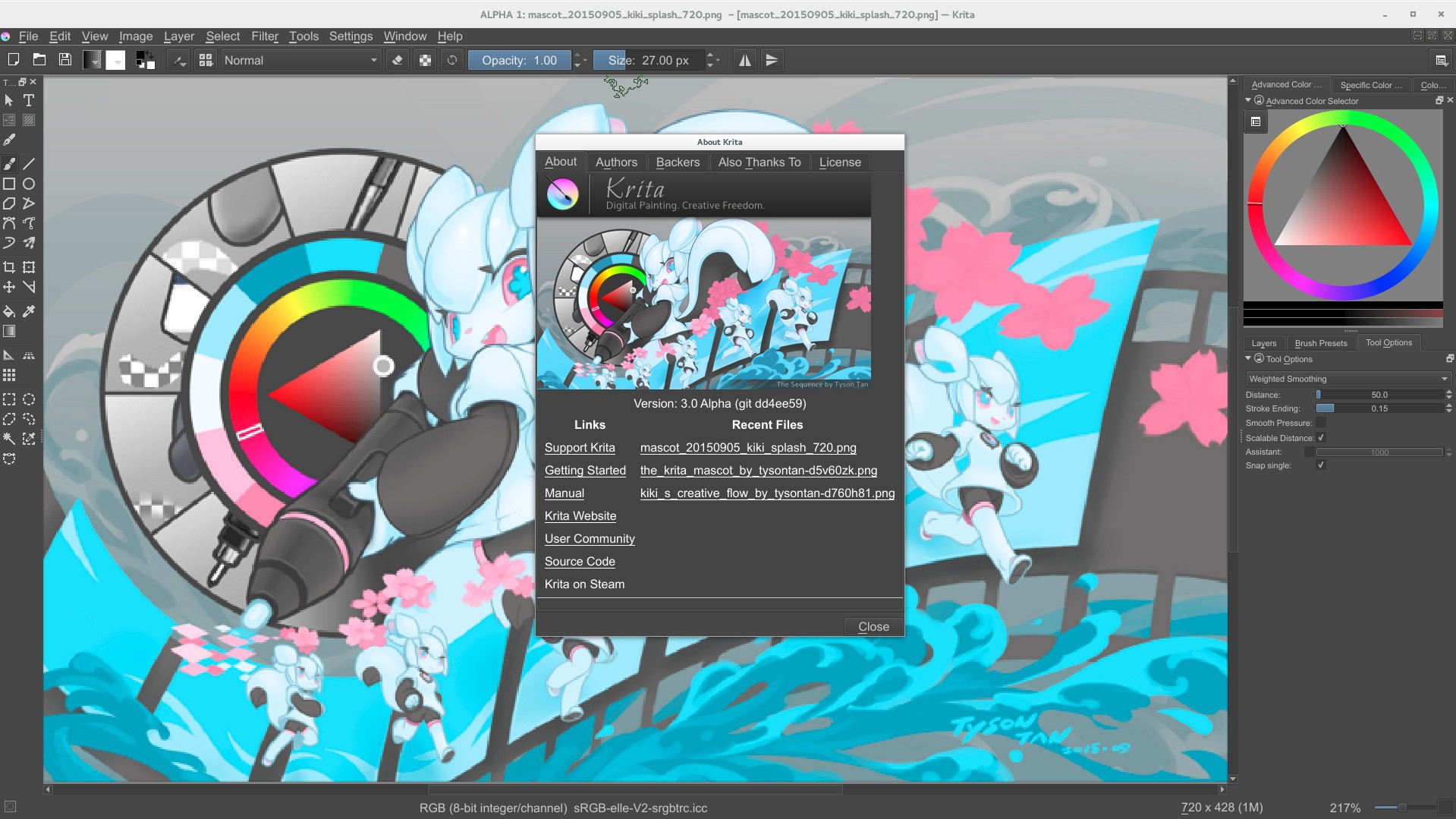 Krita Port to KDE Frameworks 5 and Qt 5 Almost Done, Krita 3.0 Coming Later...