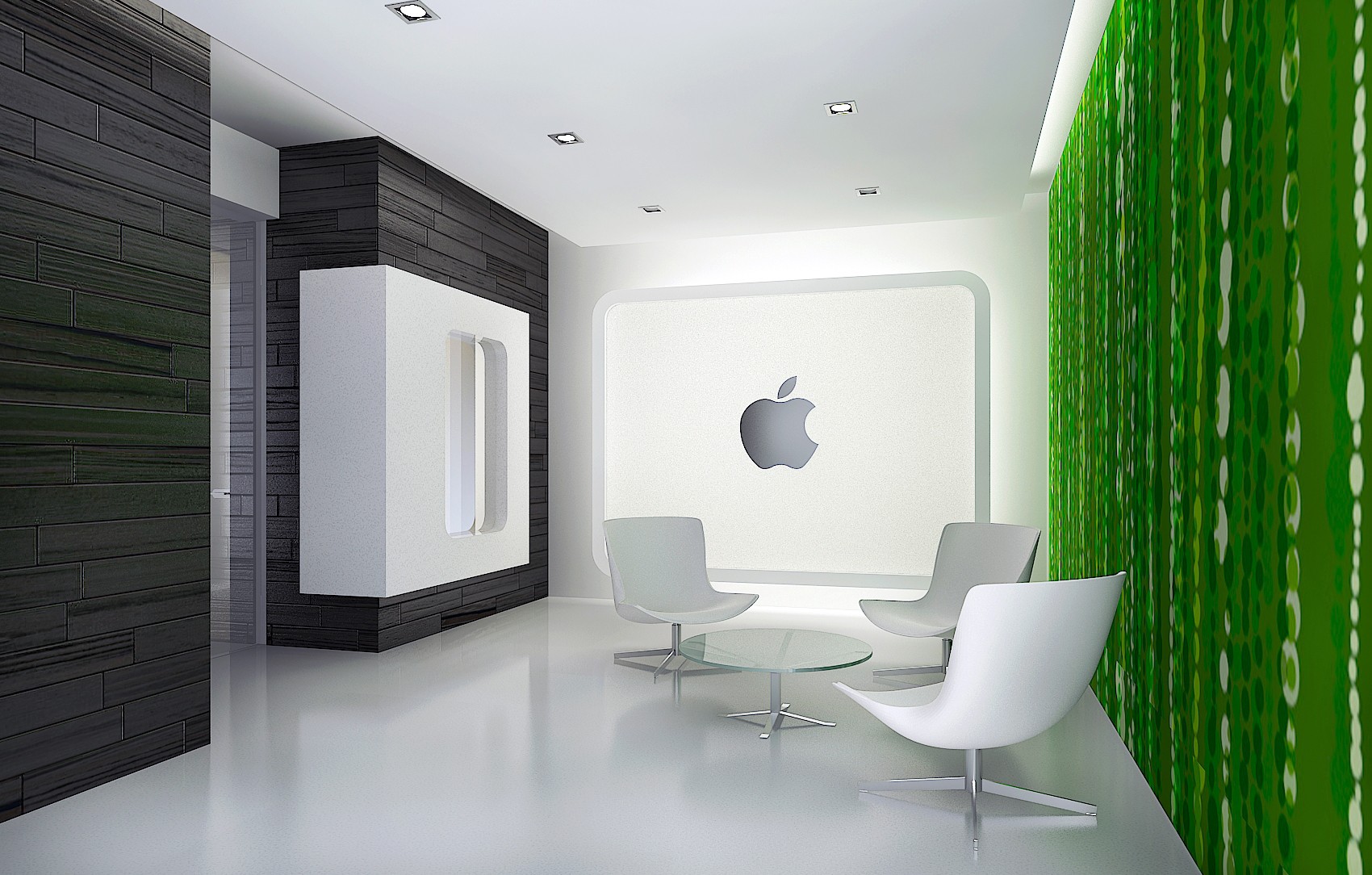 Sơn hiệu ứng Waldo-Thiết kế không gian văn phòng-Văn phòng Apple