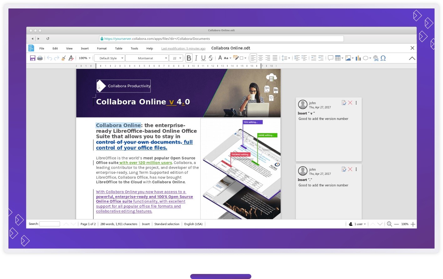 LibreOffice-Based Collabora Online  Adds New Look, Numerous Improvements