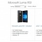 Lumia 950/950 XL Listed at the Microsoft Store, but You Can't Buy Them Yet