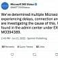 Microsoft 365 Goes Down for Some, Investigation Already Underway