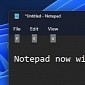 Microsoft Announces Big Improvements for Notepad