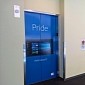 Microsoft Displays Windows 10 Banners All Over the Redmond Campus