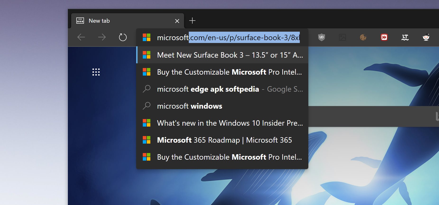 Microsoft Edge closes every time you type in the search bar, so you can fix it