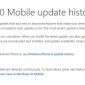 Microsoft Launches Windows 10 Mobile Update History Page