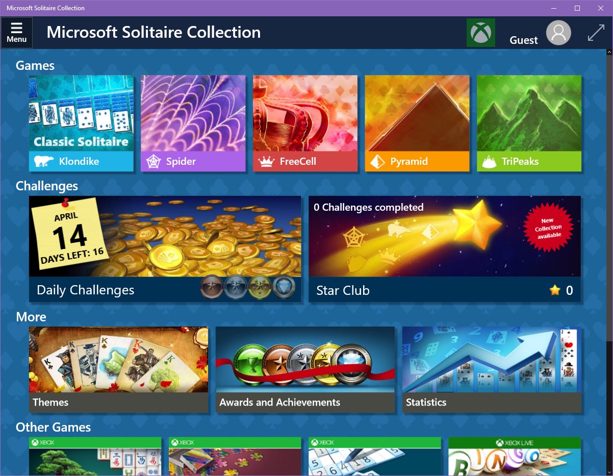 microsoft solitaire collection closes immediately